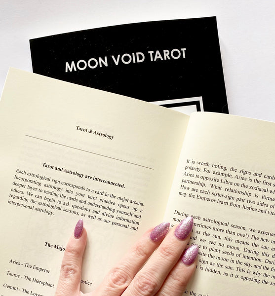 Moon Void Tarot Guidebook, 1st and 2nd Edition Digital PDF