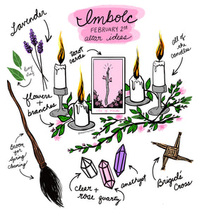 Imbolc Altar Ideas + Witch Tips - Wheel of The Year