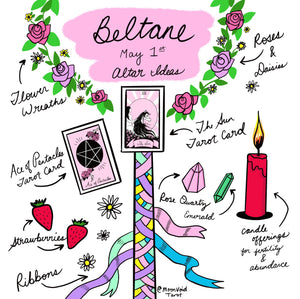Beltane Altar Ideas - Wheel of The Year